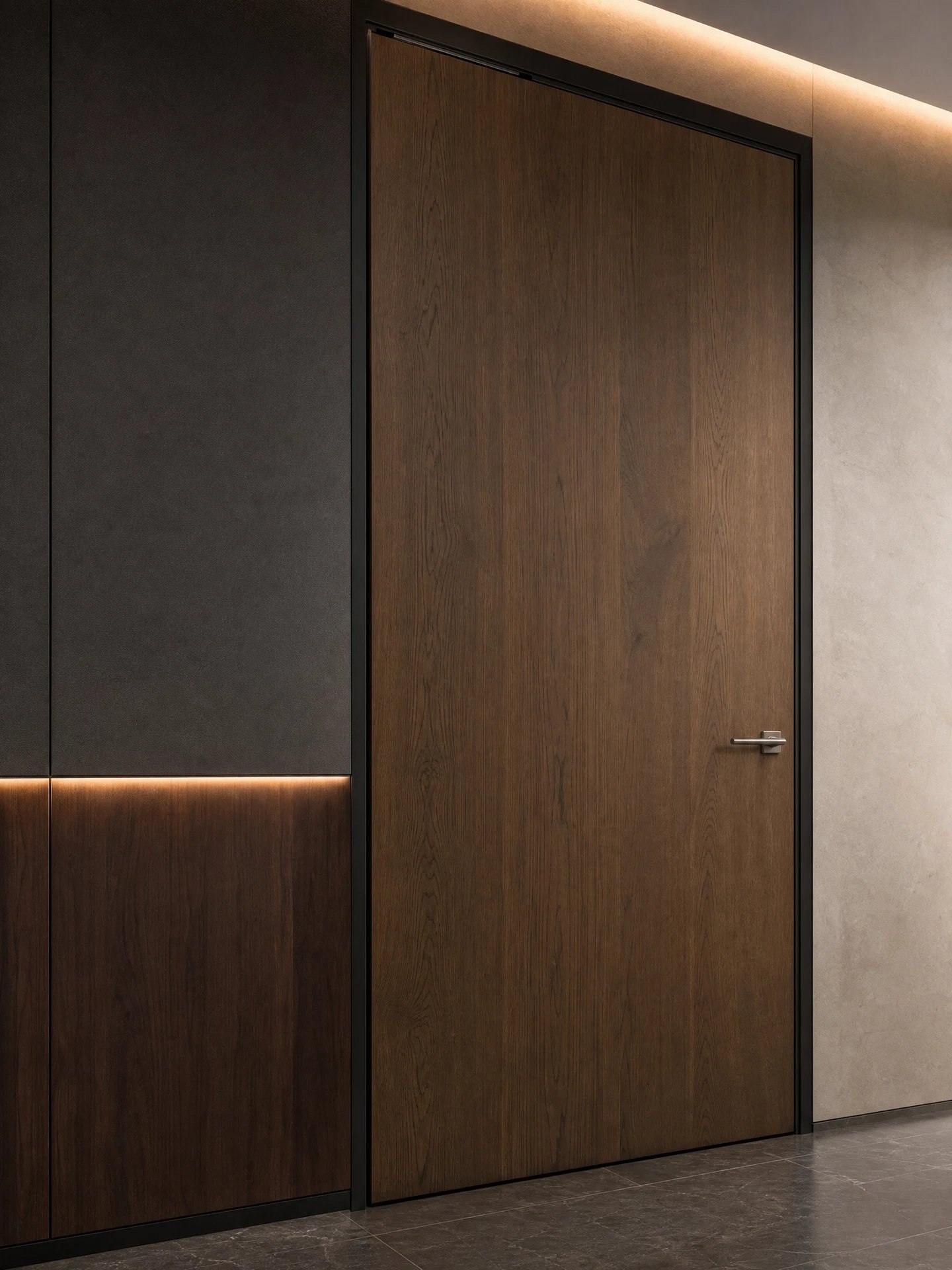 Wooden Fire-Rated Door illustrative product direction